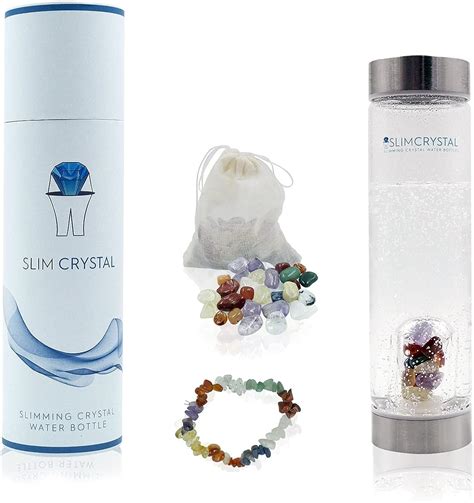 slim crystal bottles